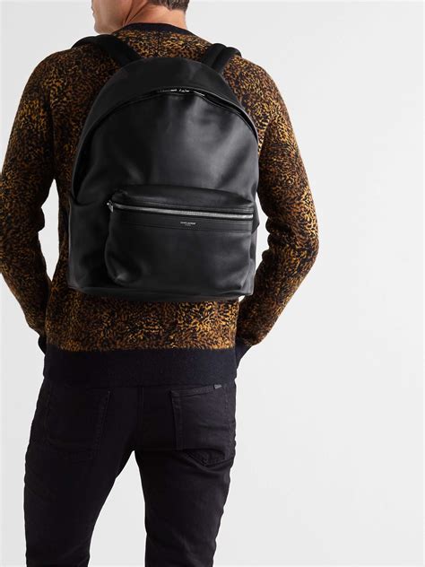 ysl city sailor leather|SAINT LAURENT City Leather Backpack for Men .